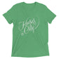 Kansas City Script: Mens Tri-Blend Short Sleeve T-shirt