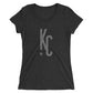 KC Ligature One: Ladies' Triblend short sleeve t-shirt