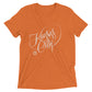 Kansas City Script: Mens Tri-Blend Short Sleeve T-shirt
