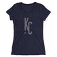 KC Ligature One: Ladies' Triblend short sleeve t-shirt