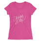 Kansas City Script: Ladies Tri-Blend  Short Sleeve T-shirt