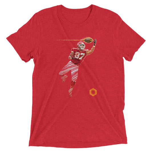 87 Fade: Limited Edition Tri-Blend Short Sleeve Mens T-shirt